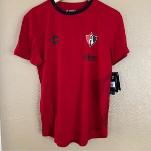 Atlas F.C. Small Red Tee Futbol